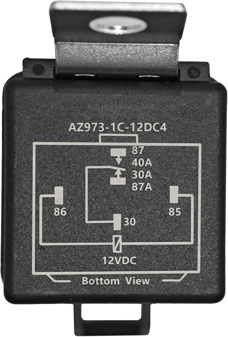 Casalytics Power Trim Tilt Relay AZ973-1C-12DC4 (Pack of 2) - 12V 40A SPDT Relay for Mercury Outboard Motor, Replacement for G8JN-1C6T-F-R-DC12, 882751A1, VF4-35F11-Z07, 4RD 960 388-32, 4RD 960 388-31 - Image 3